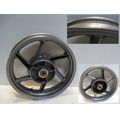 Hinterradfelge (J17x3.50), grau<br>Zustand: Gebraucht mit Mangel<br><br>Verwendbar fr: Honda CB 500, Typ: PC26, PC32, Modelljahr: von 01/1993 bis 12/1996