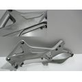 Furastenhalteplatte vorne links<br>Zustand: Gebraucht mit Mangel<br><br>Verwendbar fr: Honda STX 1300 Pan European, Typ: SC51, Modelljahr: von 01/2002 bis 12/2016