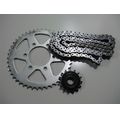 Kettensatz komplett (46/15 Zhne)<br>Zustand: Gebraucht ohne Mngel<br><br>Verwendbar fr: Kawasaki Ninja 650, Typ: EX650K, Modelljahr: von 01/2017 bis 12/2019