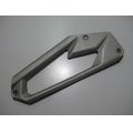Furastenhalteplatten-Abdeckung rechts, silbern<br>Zustand: Gebraucht ohne Mngel<br><br>Verwendbar fr: Kawasaki Z 800 e, Typ: ZR800C, Modelljahr: von 01/2013 bis 12/2016