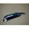 Sitzbankverkleidung rechts, trkis/grau/dunkelblau<br>Zustand: Gebraucht ohne Mngel<br><br>Verwendbar fr: Kawasaki ZZR 1100, Typ: ZXT10D, Modelljahr: von 01/1993 bis 12/2001