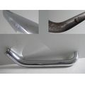 Auspuff-Krmmerrohr-Abdeckung vorne, chrom<br>Zustand: Gebraucht mit Mangel<br><br>Verwendbar fr: Kawasaki VN 1500 Drifter, Typ: VNT50J, Modelljahr: von 01/1999 bis 12/2000