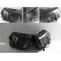 Satteltaschen-Satz, schwarz<br>Zustand: Gebraucht mit Mangel<br><br>Verwendbar fr: Kawasaki VN 1500 Drifter, Typ: VNT50J, Modelljahr: von 01/1999 bis 12/2000