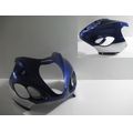 Verkleidungsoberteil / Frontverkleidung, blau/silbern<br>Zustand: Gebraucht ohne Mngel<br><br>Verwendbar fr: Suzuki GSX 1300 R Hayabusa, Typ: WVA1, Modelljahr: von 01/1999 bis 12/2007