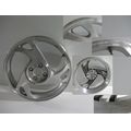 Vorderradfelge (J17x3.50), silbern<br>Zustand: Gebraucht mit Mangel<br><br>Verwendbar fr: Yamaha GTS 1000 ABS, Typ: 4BH, Modelljahr: von 01/1993 bis 12/1999