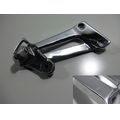 Furastenhalter hinten rechts, Chrom /poliert<br>Zustand: Gebraucht mit Mangel<br><br>Verwendbar fr: Yamaha XJR 1200, Typ: 4PU, Modelljahr: von 01/1995 bis 12/1998