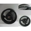 Hinterradfelge (J17xMT5.50), schwarz<br>Zustand: Gebraucht mit Mangel<br><br>Verwendbar fr: Yamaha XJR 1300, Typ: RP01, RP02, Modelljahr: von 01/1998 bis 12/2001