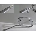 Satteltaschen-Halter-Satz, chrom<br>Zustand: Gebraucht mit Mangel<br><br>Verwendbar fr: Yamaha XV 1600 Wild Star, Typ: VP08, Modelljahr: von 01/1999 bis 12/2004
