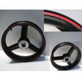 Vorderradfelge (J17x3.50), schwarz<br>Zustand: Gebraucht mit Mangel<br><br>Verwendbar fr: Triumph Daytona 600, Typ: 806LW, Modelljahr: von 01/2003 bis 12/2004