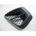 Seitenverkleidung-Einsatz / Wartungsdeckel links, silbern<br>Zustand: Gebraucht ohne Mngel<br><br>Verwendbar fr: Triumph Trophy 1200, Typ: V13VH, Modelljahr: von 01/2012 bis 12/2017