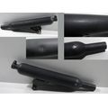 Auspuffendtopf rechts, mattschwarz<br>Zustand: Gebraucht mit Mangel<br><br>Verwendbar fr: Triumph Bonneville T120, Typ: DU01, Modelljahr: von 01/2016 bis 12/2020