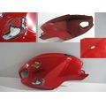 Tank-Verkleidung links, rot<br>Zustand: Gebraucht mit Mangel<br><br>Verwendbar fr: Ducati Monster 696, Typ: M5, Modelljahr: von 01/2008 bis 12/2014