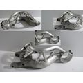 Schwinge, silbern<br>Zustand: Gebraucht mit Mangel<br><br>Verwendbar fr: Ducati Monster S2R 800, Typ: M4, Modelljahr: von 01/2005 bis 12/2007