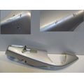 Sitzbankverkleidung rechts, silbern<br>Zustand: Gebraucht mit Mangel<br><br>Verwendbar fr: BMW F 650 CS, Typ: K14, Modelljahr: von 01/2002 bis 12/2003