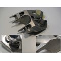 Furastenhalteplatte vorne links<br>Zustand: Gebraucht mit Mangel<br><br>Verwendbar fr: BMW R 850 R, Typ: BMW259, Modelljahr: von 01/1994 bis 12/2002