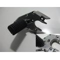 Furasten-Halteplatte vorne rechts<br>Zustand: Gebraucht mit Mangel<br><br>Verwendbar fr: BMW R 850 R, Typ: BMW259, Modelljahr: von 01/1994 bis 12/2002