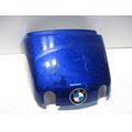 Sitzbankverkleidung Mitte hinten / Heckteil, blau mit Airbrush<br>Zustand: Gebraucht mit Mangel<br><br>Verwendbar fr: BMW R 1150 RS, Typ: R22, Modelljahr: von 01/2001 bis 11/2004