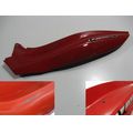 Sitzbankverkleidung links, marrakeschrot 2 (733)<br>Zustand: Gebraucht mit Mangel<br><br>Verwendbar fr: BMW K 1200 RS, Typ: BMW589, Modelljahr: von 01/1997 bis 12/2001
