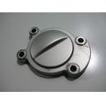 Motordeckel links (klein) / Deckel Kurbelwelle, Platin Metallic Matt<br>Zustand: Gebraucht mit Mangel<br><br>Verwendbar fr: BMW K 1600 GT, Typ: K16GT, Modelljahr: von 01/2010 bis 12/2016