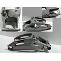 Schwinge, silbern<br>Zustand: Gebraucht mit Mangel<br><br>Verwendbar fr: Aprilia SL 750 Shiver, Typ: RA, Modelljahr: von 01/2007 bis 12/2009