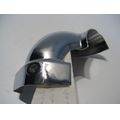 Auspuffkrmmer-Verbindungsstck-Abdeckung hinten oben, chrom<br>Zustand: Gebraucht ohne Mngel<br><br>Verwendbar fr: Hyosung ST 700i, Typ: GVC, Modelljahr: von 01/2011