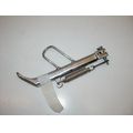 Seitenstnder mit Feder und Befestigungsschraube<br>Zustand: Gebraucht ohne Mngel<br><br>Verwendbar fr: Kymco Meteorit Cruiser 125, Typ: RF25, Modelljahr: von 01/1999 bis 12/2000