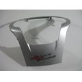 Cockpitarmaturen-Verkleidung aussen, silbern<br>Zustand: Gebraucht ohne Mngel<br><br>Verwendbar fr: Piaggio Beverly 350 ABS Sport Touring, Typ: M69, Modelljahr: von 01/2012 bis 12/2016