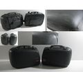 Koffer-Satz / Seitenkoffer-Satz, schwarz<br>Zustand: Gebraucht mit Mangel<br><br>Verwendbar fr: Moto Guzzi Nevada 750, Typ: LF, Modelljahr: von 01/1994 bis 12/2002
