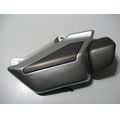 Seitendeckel rechts, silbern/bronzegrau<br>Zustand: Gebraucht ohne Mngel<br><br>Verwendbar fr: Moto Guzzi Breva 750, Typ: LL, Modelljahr: von 01/2003 bis 12/2010