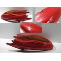 Sitzbank-Verkleidung, rot<br>Zustand: Gebraucht mit Mangel<br><br>Verwendbar fr: Moto Guzzi V10 Centauro, Typ: KK, Modelljahr: von 01/1996 bis 12/2001
