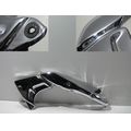 Kofferhalter-Abdeckung links, chrom<br>Zustand: Gebraucht mit Mangel<br><br>Verwendbar fr: Moto Guzzi California 1100 EV, Typ: KD, Modelljahr: von 01/1997 bis 12/2002
