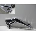 Kofferhalter-Abdeckung links, chrom<br>Zustand: Gebraucht mit Mangel<br><br>Verwendbar fr: Moto Guzzi California 1100 EV, Typ: KD, Modelljahr: von 01/1997 bis 12/2002