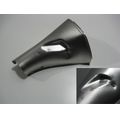 Auspuffendtopf-Abdeckung vorne<br>Zustand: Gebraucht mit Mangel<br><br>Verwendbar fr: Moto Guzzi Stelvio 1200 8V, Typ: LZ, Modelljahr: von 01/2011 bis 12/2016