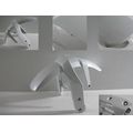 Radlauf vorne, Moon White<br>Zustand: Gebraucht mit Mangel<br><br>Verwendbar fr: Moto Guzzi Stelvio 1200 8V, Typ: LZ, Modelljahr: von 01/2011 bis 12/2016