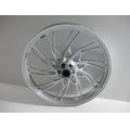 Vorderradfelge (MT2.5x19), silbern<br>Zustand: Gebraucht ohne Mngel<br><br>Verwendbar fr: Moto Guzzi Stelvio 1200 8V, Typ: LZ, Modelljahr: von 01/2011 bis 12/2016