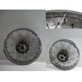 Vorderradfelge komplett (J18x2.50), chrom<br>Zustand: Gebraucht mit Mangel<br><br>Verwendbar fr: Moto Guzzi California 1100 EV, Typ: KD, Modelljahr: von 01/2003 bis 12/2005