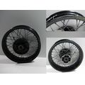 Hinterradfelge (E17M/CX4.25 DOT), schwarz<br>Zustand: Gebraucht mit Mangel<br><br>Verwendbar fr: Moto Morini Granpasso 1200, Typ: 030101, Modelljahr: von 01/2008 bis 12/2013