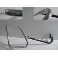 Koffer-Schutzbgel / Sturzbgel hinten rechts komplett, chrom/schwarz<br>Zustand: Gebraucht mit Mangel<br><br>Verwendbar fr: Harley-Davidson FLHRC Road King Classic 103, Typ: GUTAQO, Modelljahr: von 01/2014 bis 12/2016